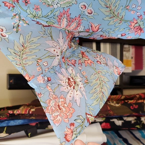 Loft floral sheer lined blouse - Picture 5 of 5